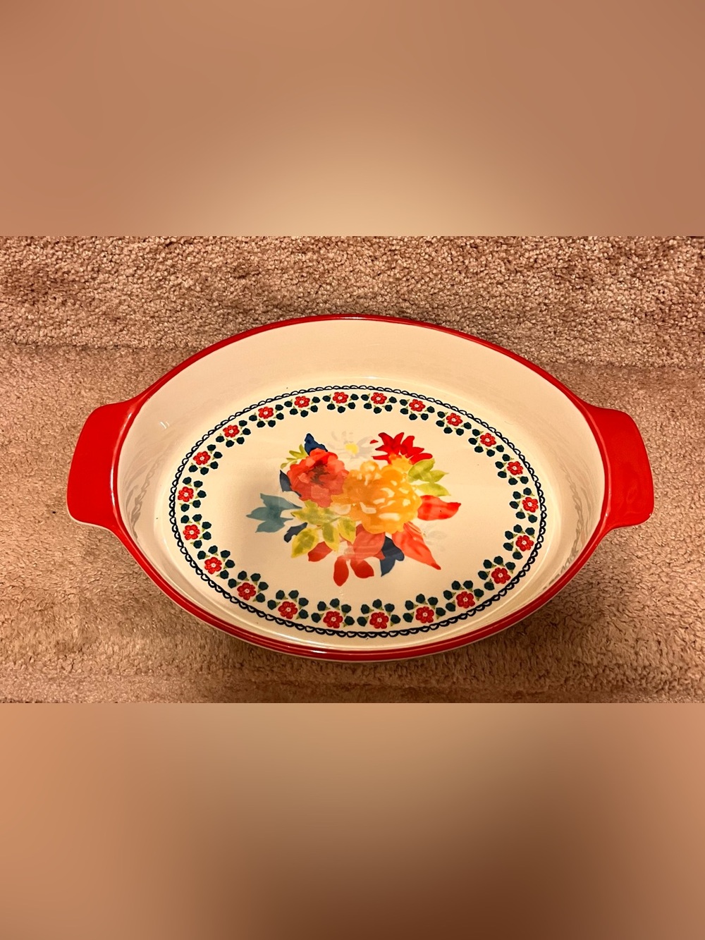 Pioneer Woman Fiona Floral Casserole Dish